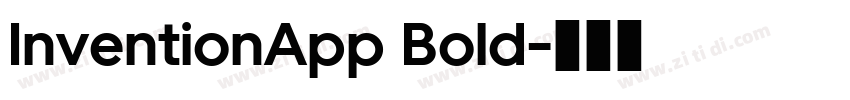 InventionApp Bold字体转换